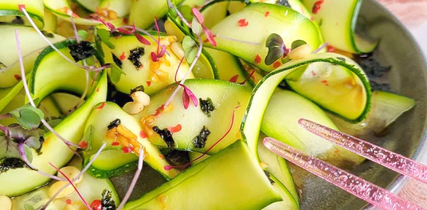 TRUFFLE ZUCCHINI RIBBON SALAD