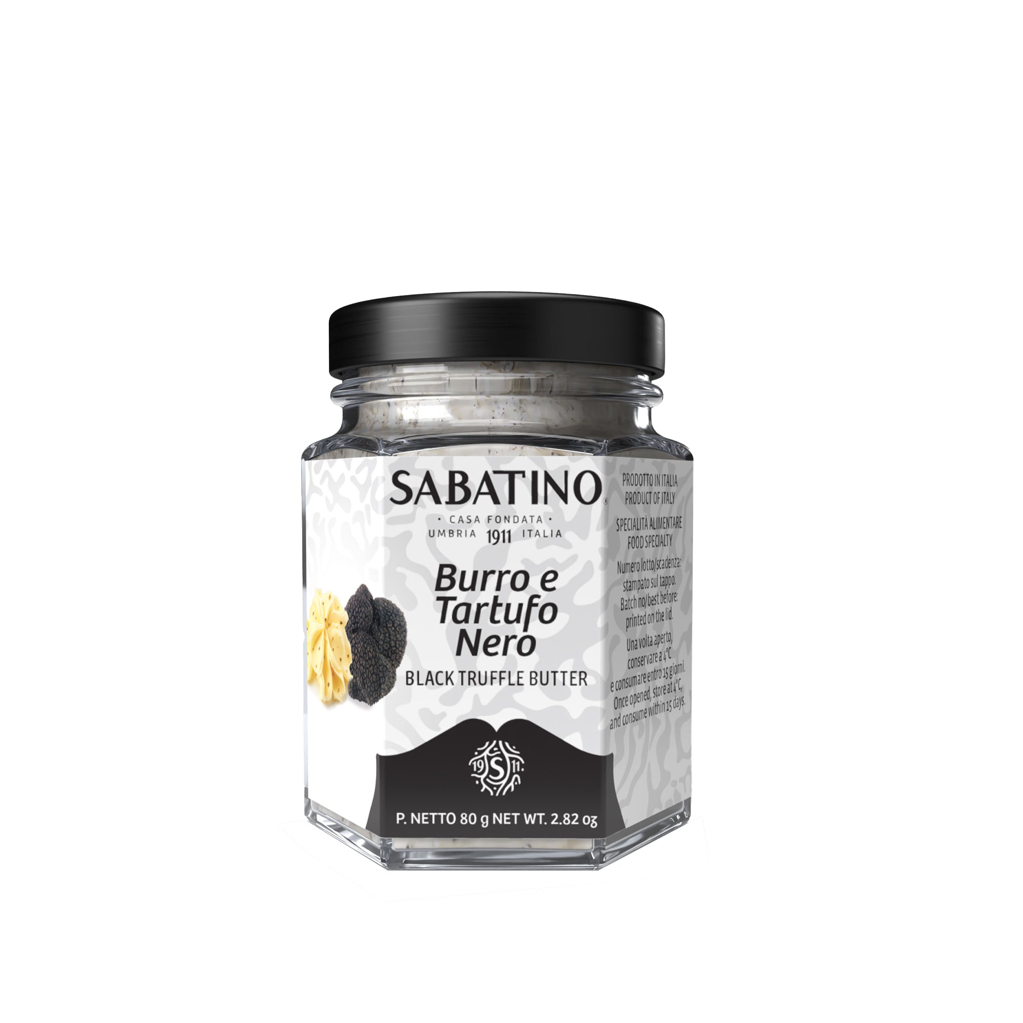 a jar of food on a white background