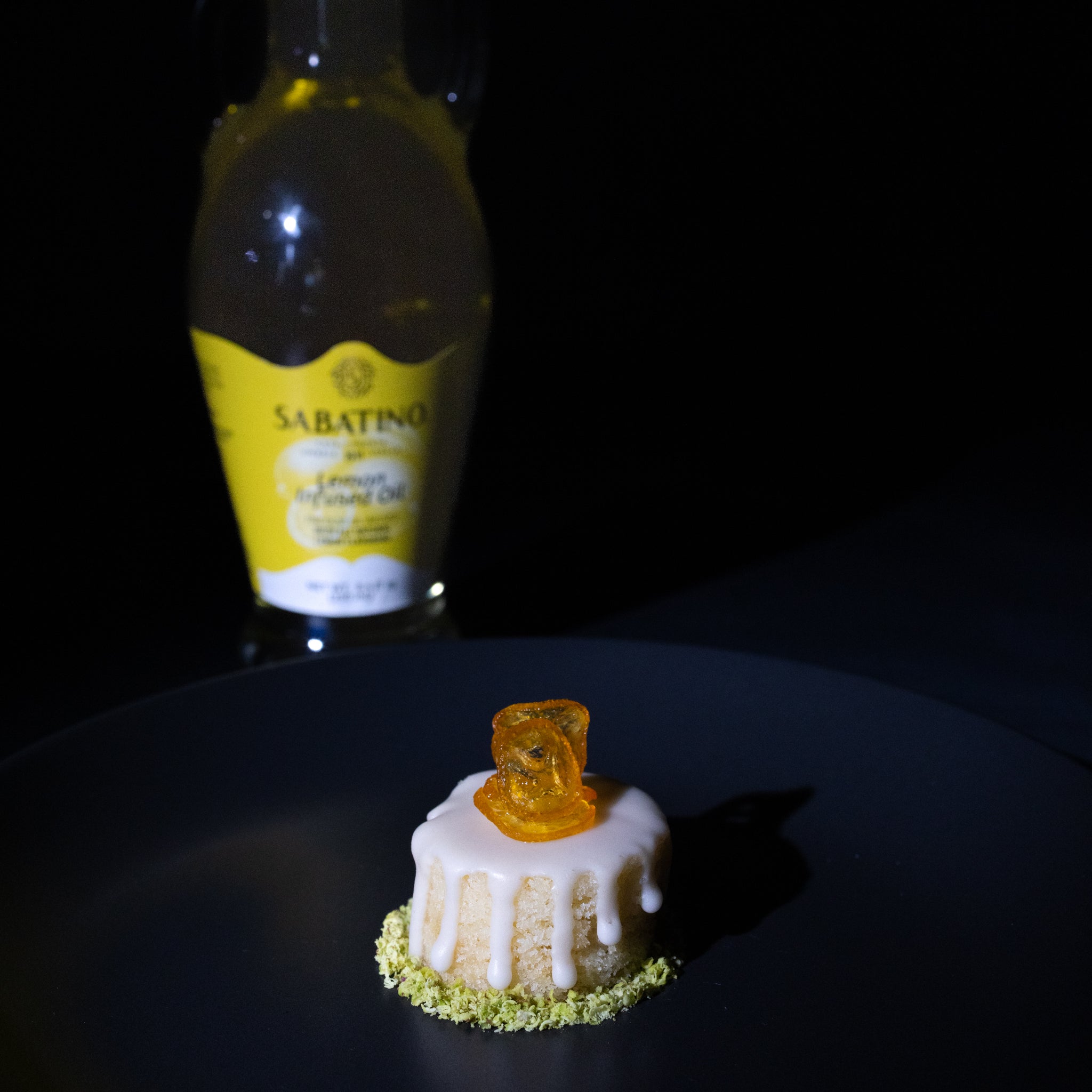 a small dessert on a plate