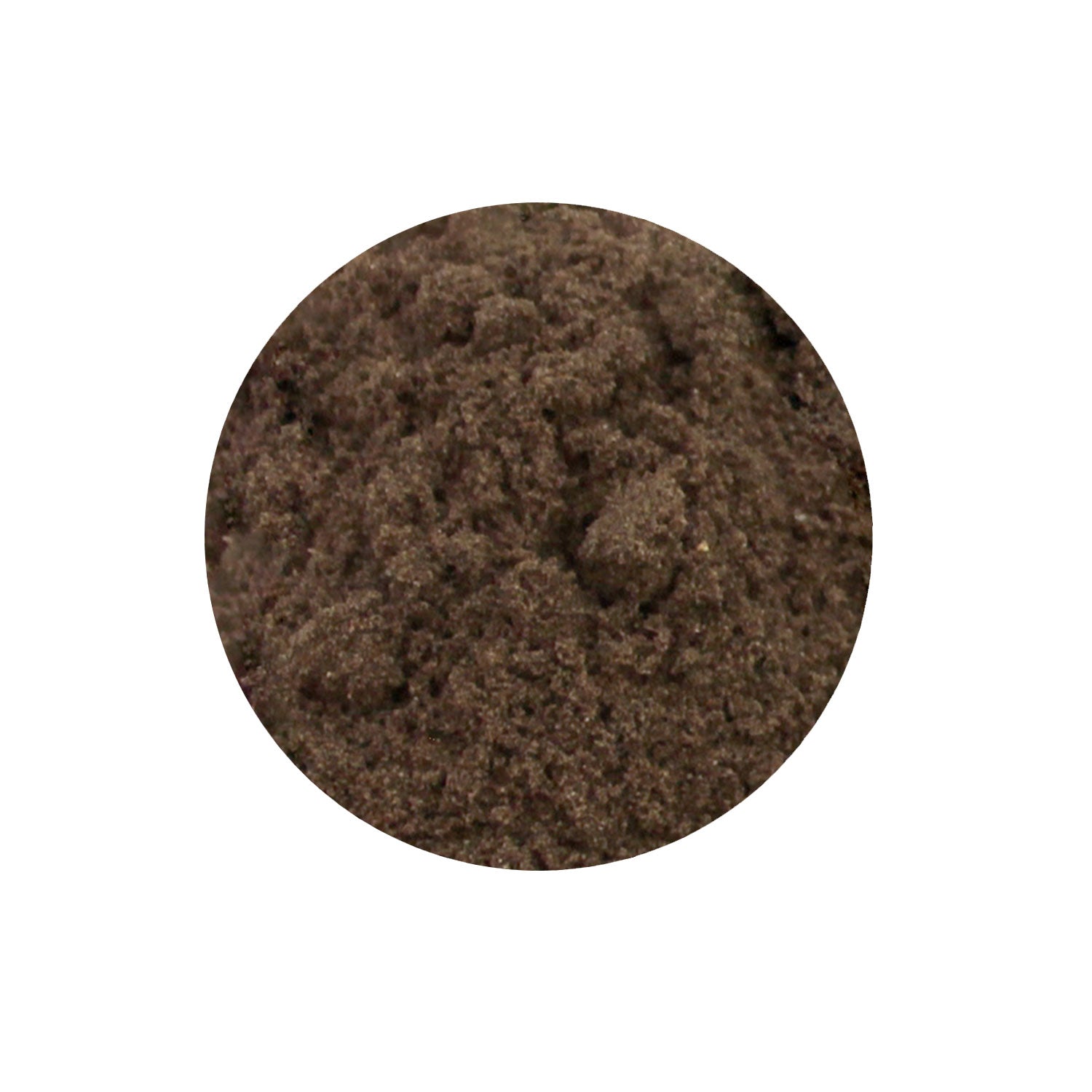 a pile of dirt in a circle