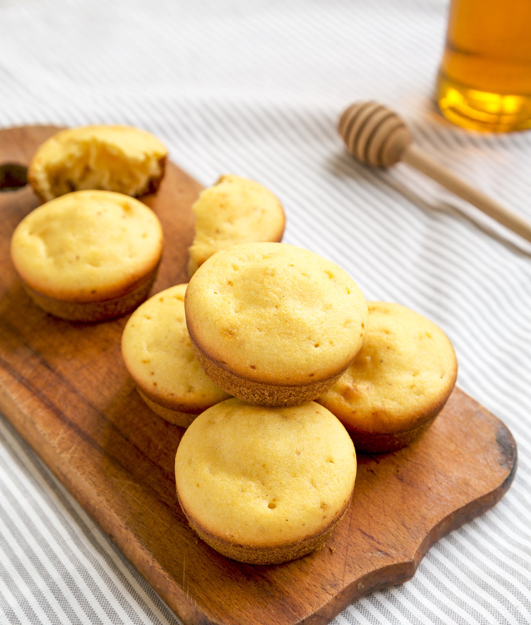 TRUFFLE HONEY CORN MUFFINS