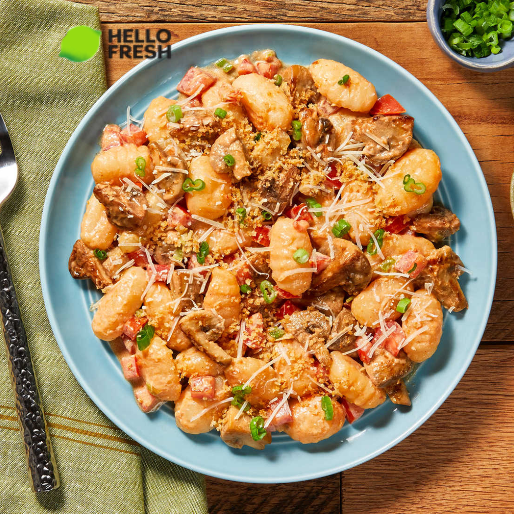 HelloFresh Triple Mushroom Truffle Gnocchi