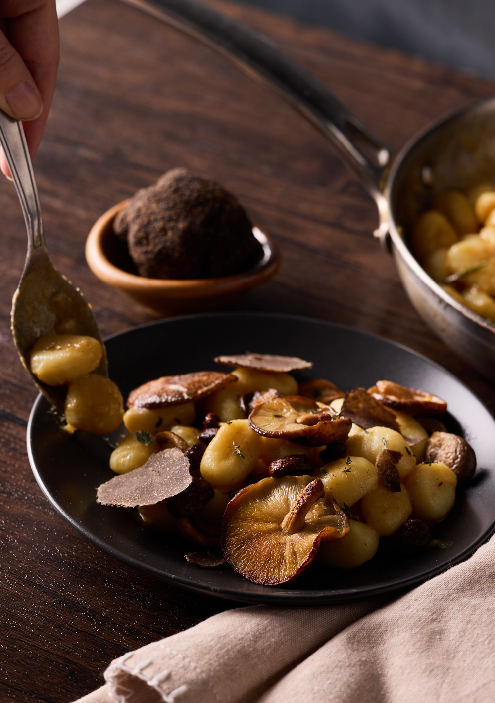 Miso Mushroom Gnocchi