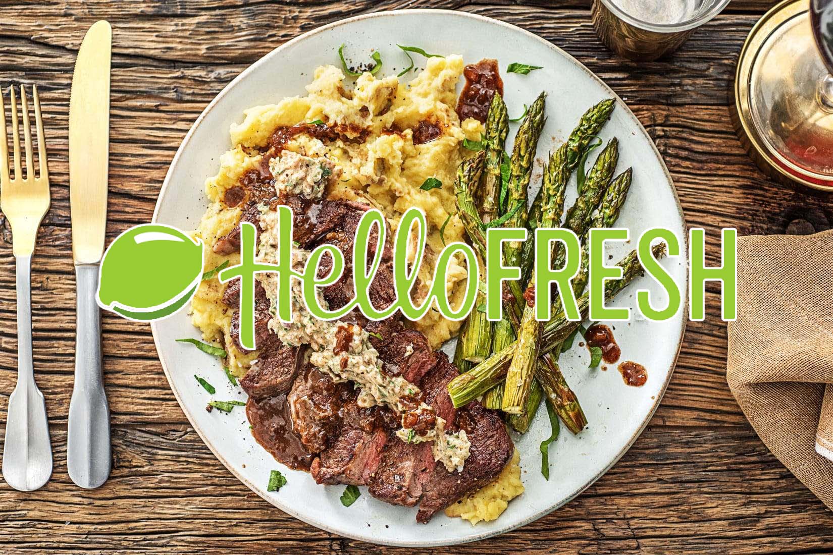 New York Strip Steak with Truffle Butter