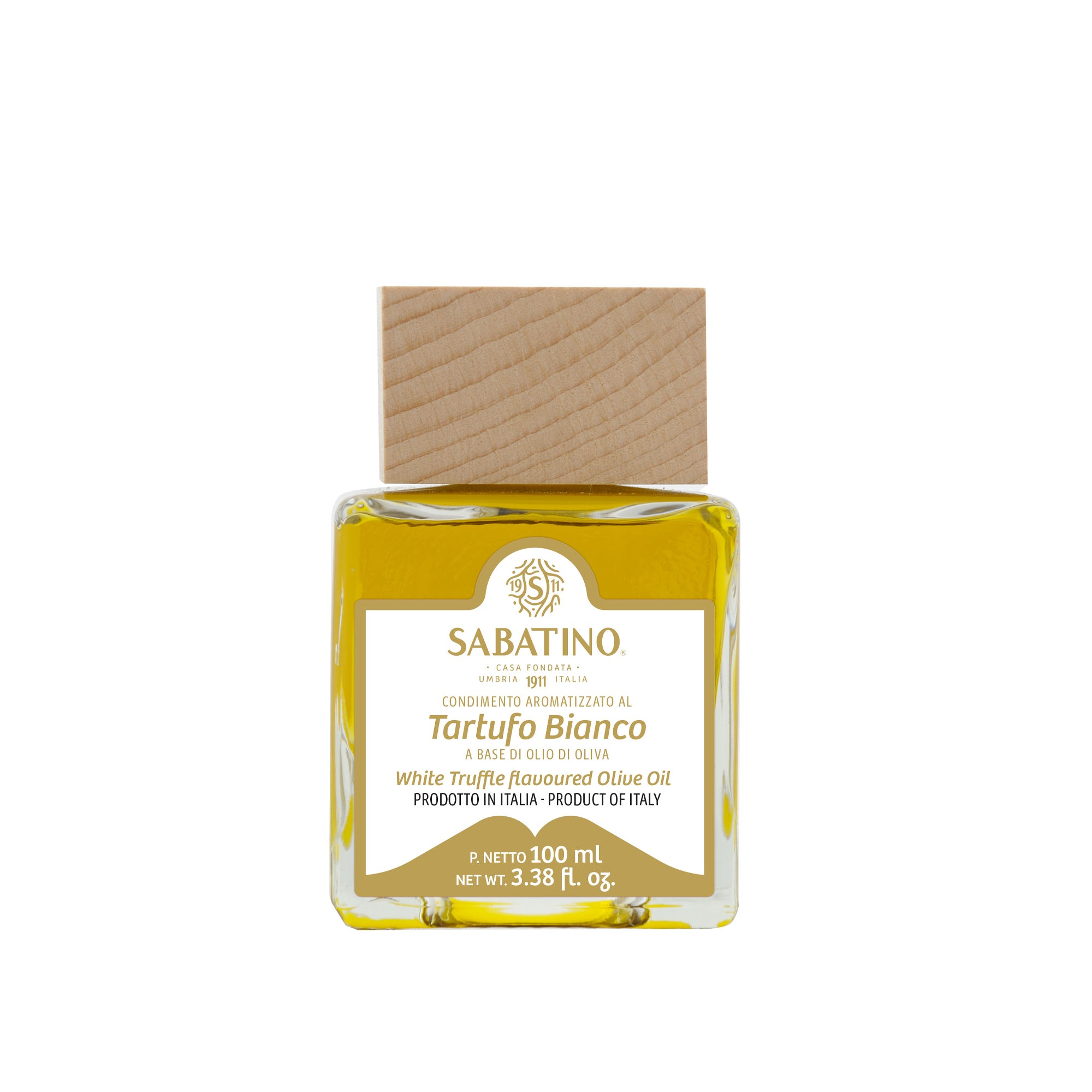 a bottle of oil with a wooden cap