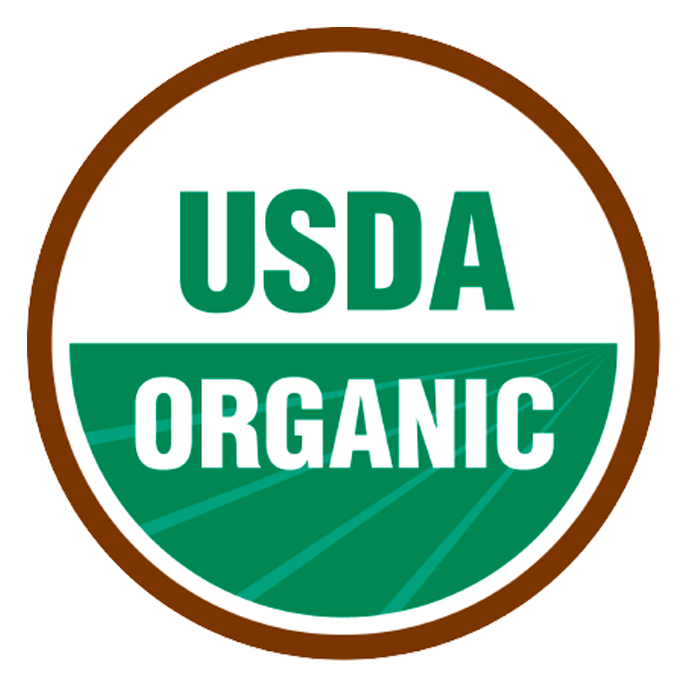 a green and white circle with text