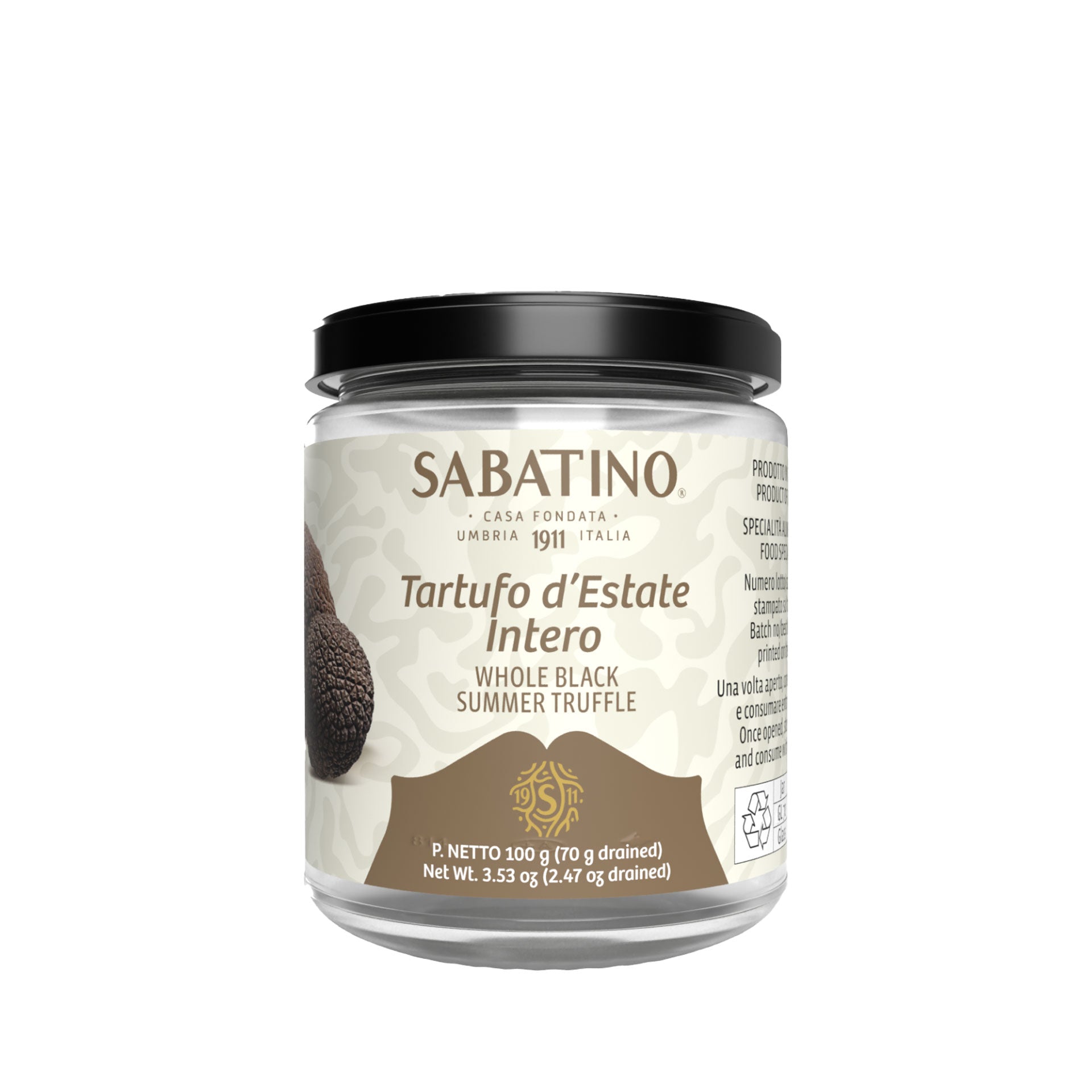 a jar of food on a white background